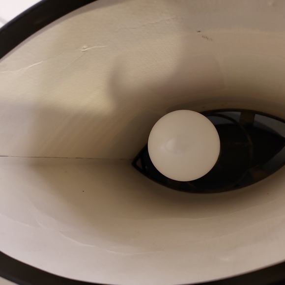 Anna Wong Signed Viver de Arte Hand Painted Water Color Table Lamp Vintage - Picture 13 of 16